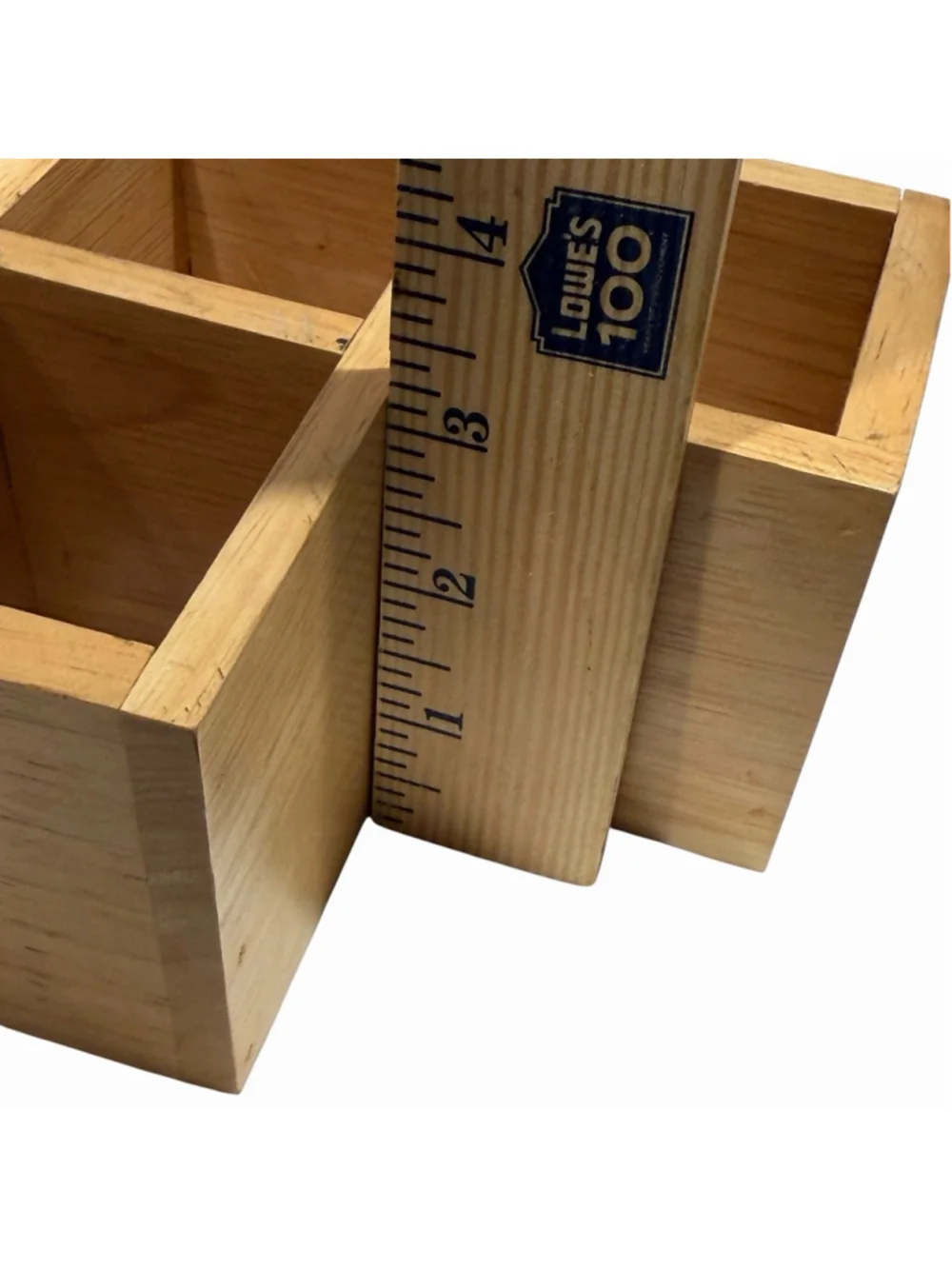 Wood Wall Display Shelf Shadow Box 14 Cubby Hanging Mini Cube Display Spice Rack